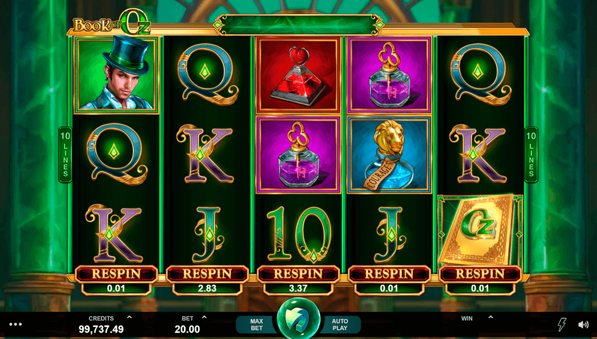 book of oz microgaming 